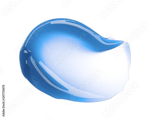 Obraz na plátne Light blue, watery lotion smears