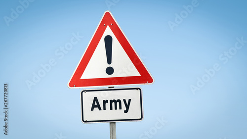 Street Sign to Army
