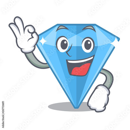 Okay sapphire gems in the cartoon shape