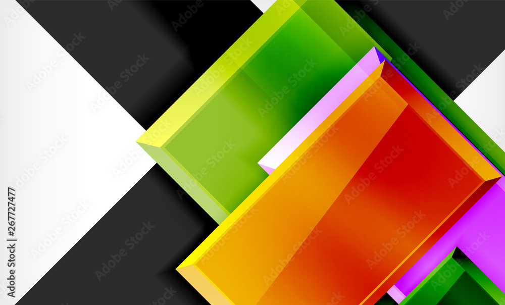 Color squares futuristic abstract background Color squares futuristic abstract background
