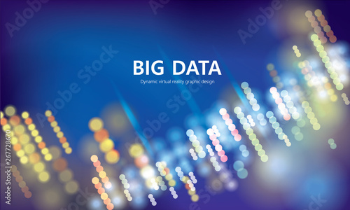 추상적인 가상공간 배경 