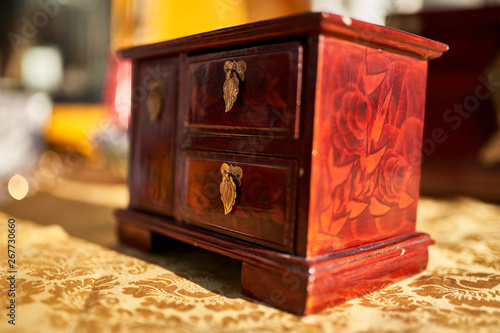 old wooden chest