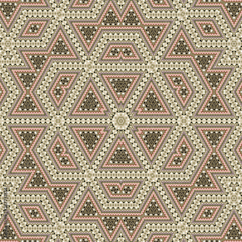 Seamless mosaic tile abstract pattern