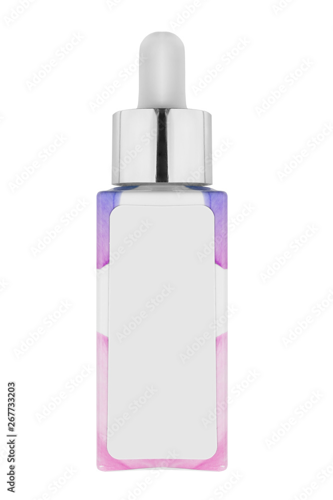 Cosmetics bottle isolated Cosmetics bottle isolated