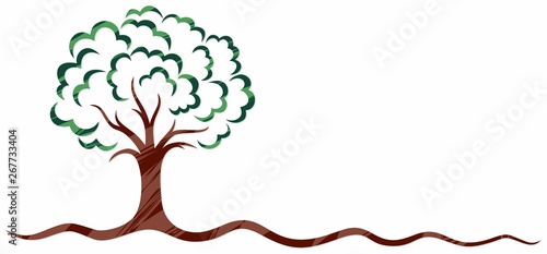 A symbol of the stylized tree.