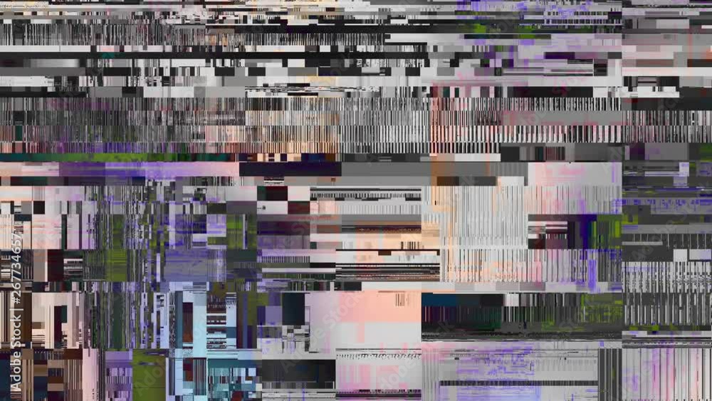 Abstract fast flickering texture with artifacts codec. Looping video interference footage. Imitation of a Datamoshing video. Abstract fast flickering texture with artifacts codec. Looping video interference footage. Imitation of a Datamoshing video.