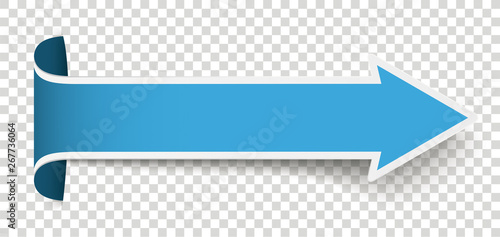 Long Blue Conert Arrow Pointer