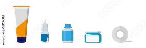 Set Hilfsmittel Krankenhaus Medizin
