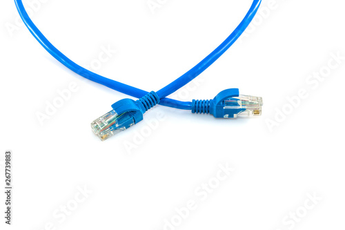 Network internet cable isolated