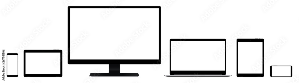 Monitor Notebook Tablet Smartphone collection Monitor Notebook Tablet Smartphone collection