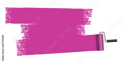 paint roller concept with marking