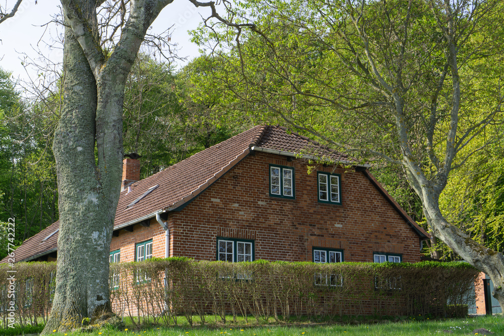 Traditional Frisian house on the German Baltic coast