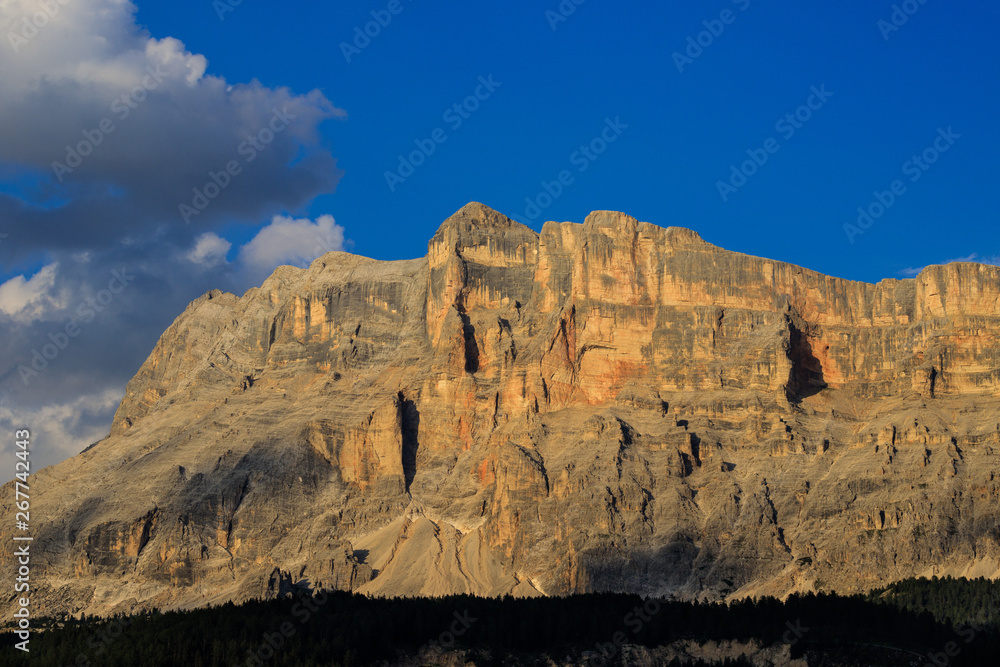 Fototapeta premium Sass de la Crusc, Val Badia (Dolomiti)