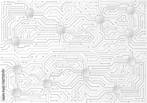 High-tech technology background texture. Circuit board vector illustration. Structure futuristic backdrop.