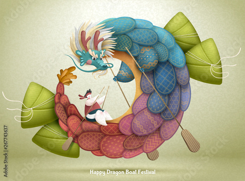 Dragon boat festival design