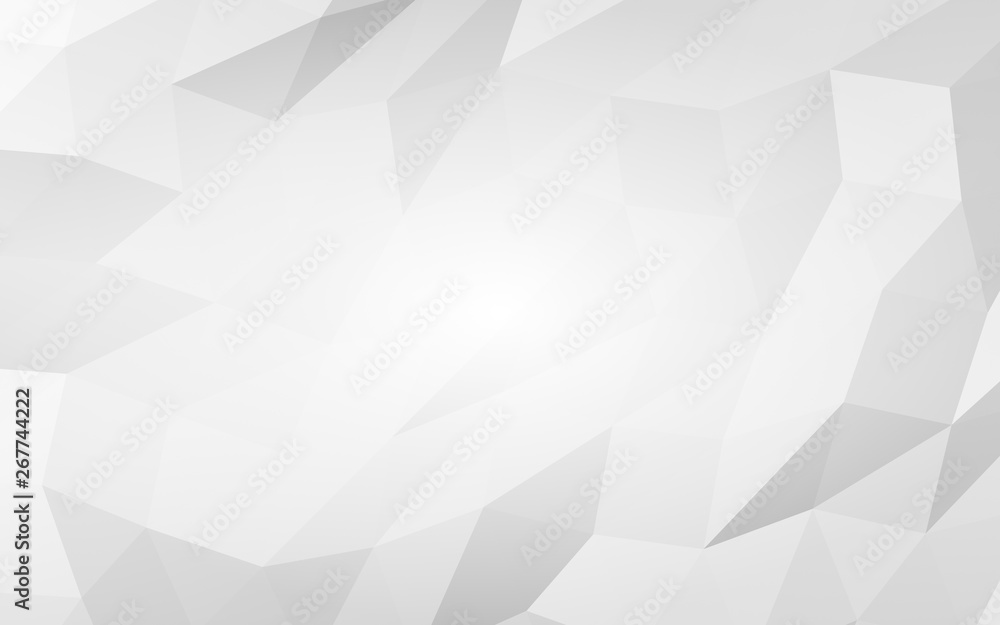 White abstract background. Lowpoly backdrop. Crumpled paper. 3D illustration White abstract background. Lowpoly backdrop. Crumpled paper. 3D illustration