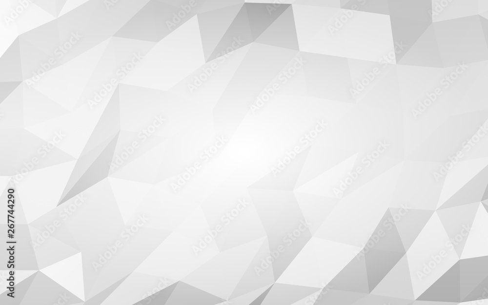 White abstract background. Lowpoly backdrop. Crumpled paper. 3D illustration White abstract background. Lowpoly backdrop. Crumpled paper. 3D illustration