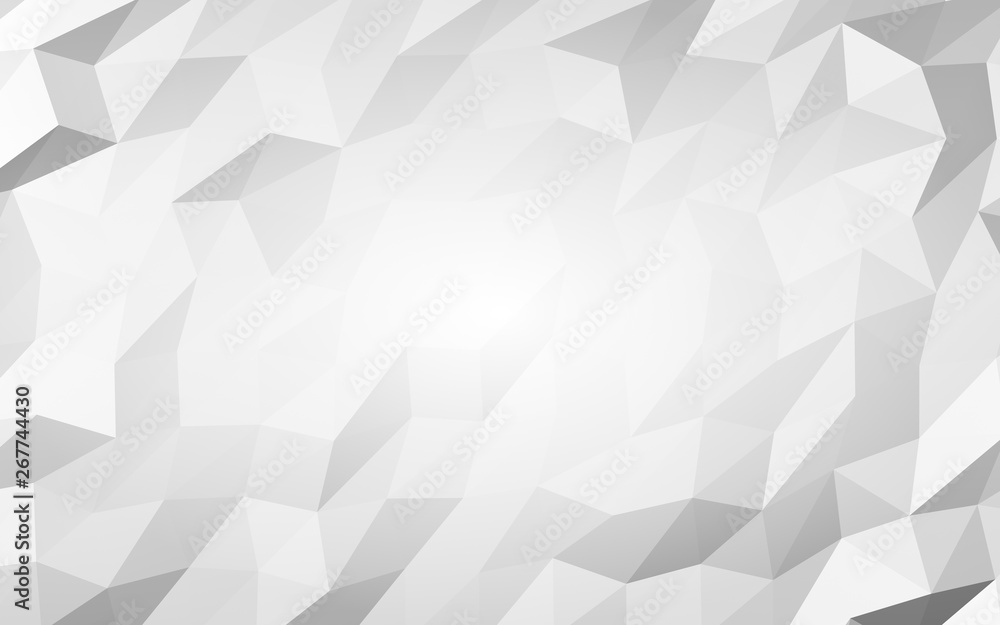 White abstract background. Lowpoly backdrop. Crumpled paper. 3D illustration White abstract background. Lowpoly backdrop. Crumpled paper. 3D illustration