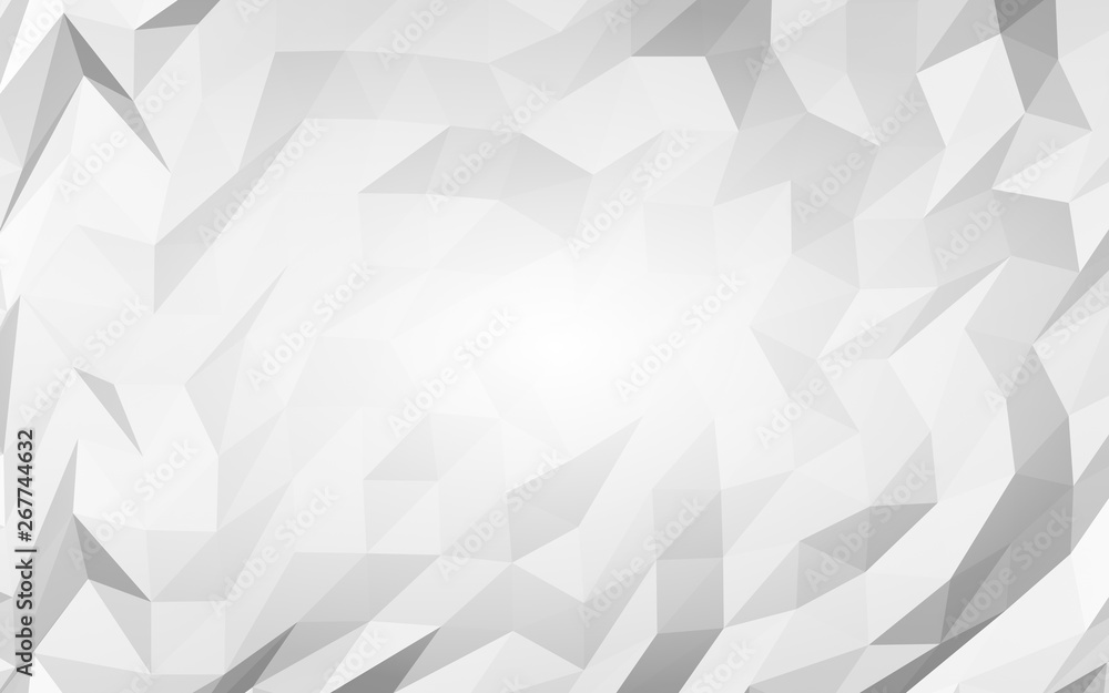 White abstract background. Lowpoly backdrop. Crumpled paper. 3D illustration White abstract background. Lowpoly backdrop. Crumpled paper. 3D illustration