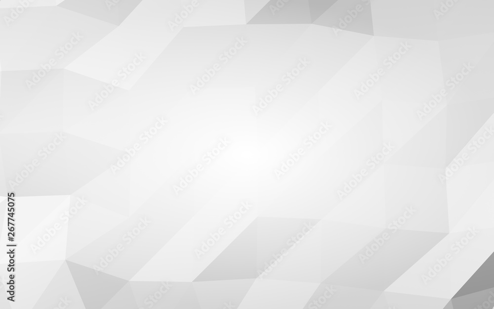 White abstract background. Lowpoly backdrop. Crumpled paper. 3D illustration White abstract background. Lowpoly backdrop. Crumpled paper. 3D illustration