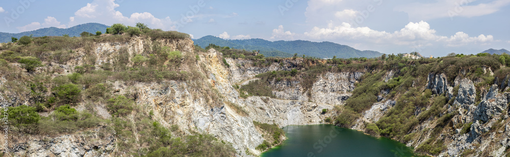 Panorama landscape of grand canyon in Thailand.