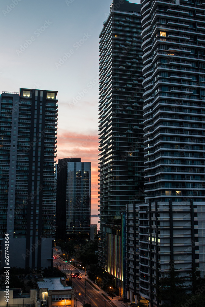 miami skyline miami skyline