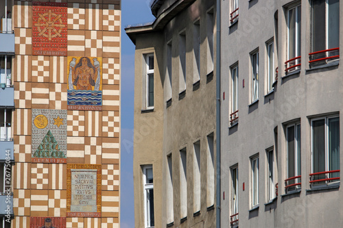 buildings detail in Vienna Austria