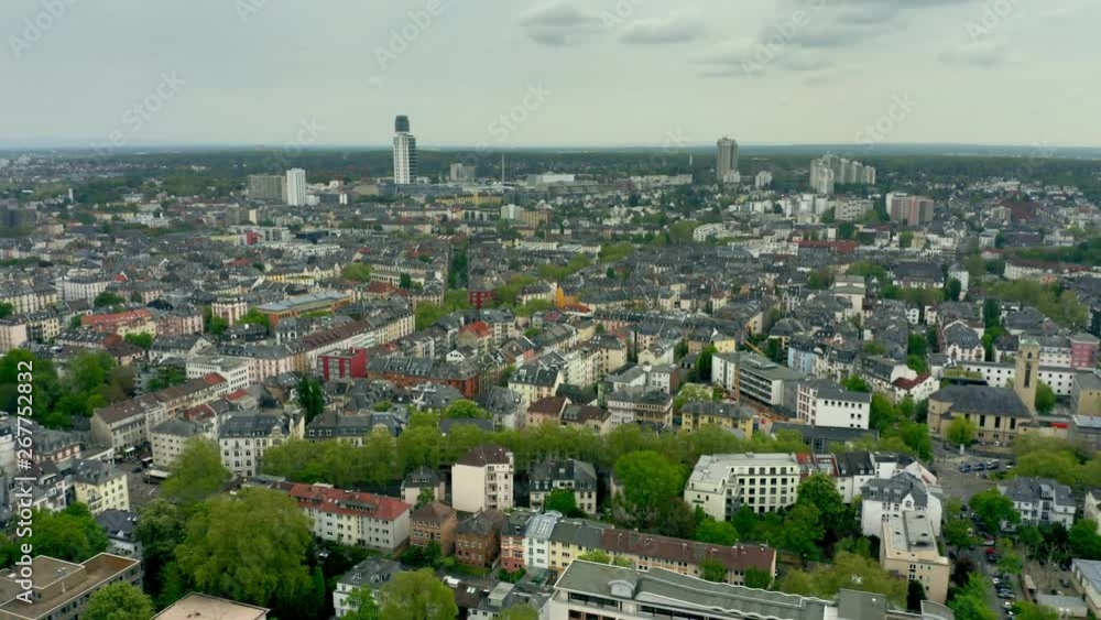 Aerial view of residentail area of Frankfurt am Main, Germany Aerial view of residentail area of Frankfurt am Main, Germany