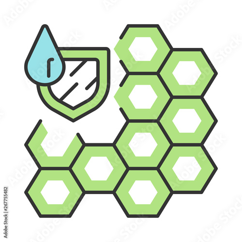 Waterproofing membrane color icon