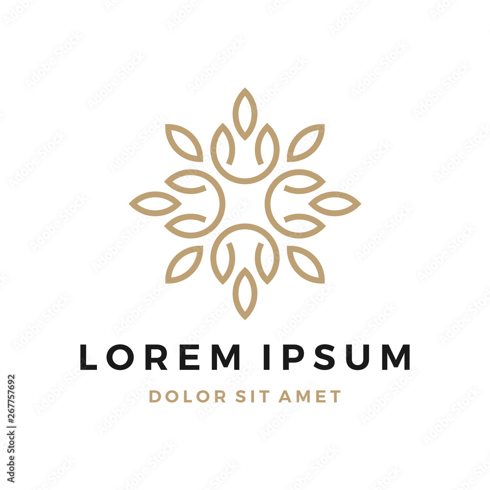 Flower Logo Design Template