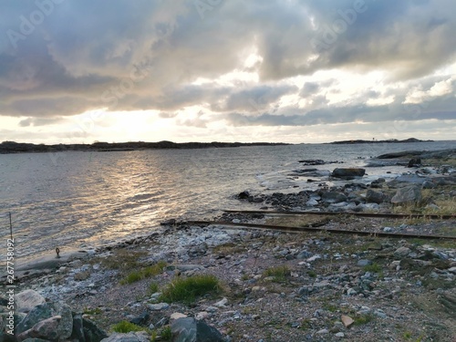 Landscape at Balticsea Finland Scandinavia