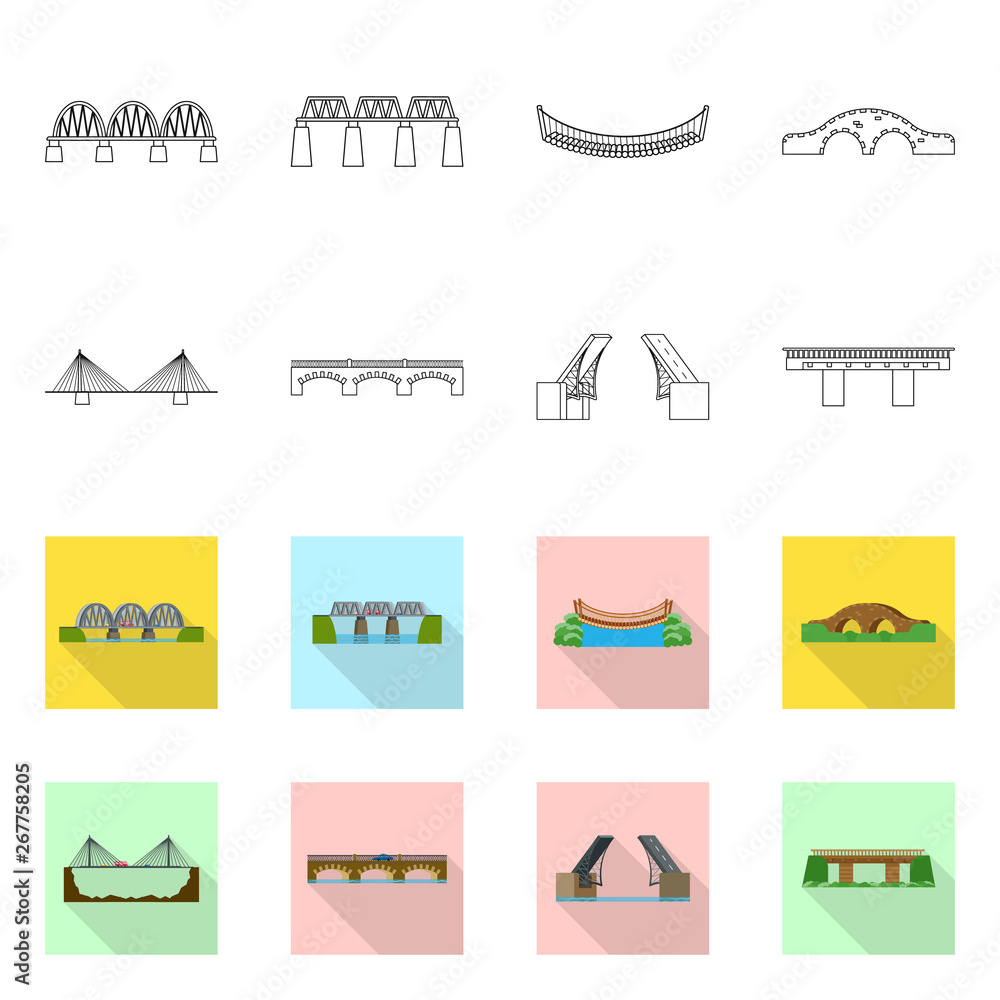 Vector design of connection and design symbol. Collection of connection and side stock symbol for web. Vector design of connection and design symbol. Collection of connection and side stock symbol for web.