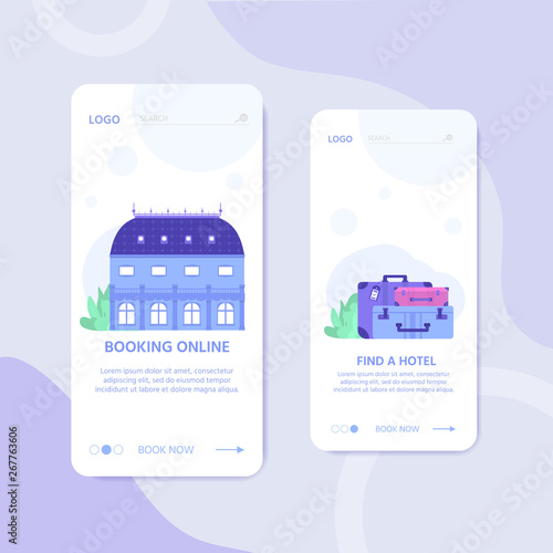 Travel and tourism concept for website template, online booking reservation, landing page, banner, flight tickets service.