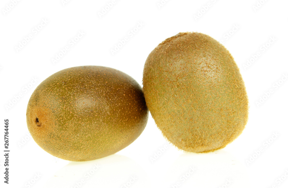 Yellow kiwi fruit isolated on white background Yellow kiwi fruit isolated on white background