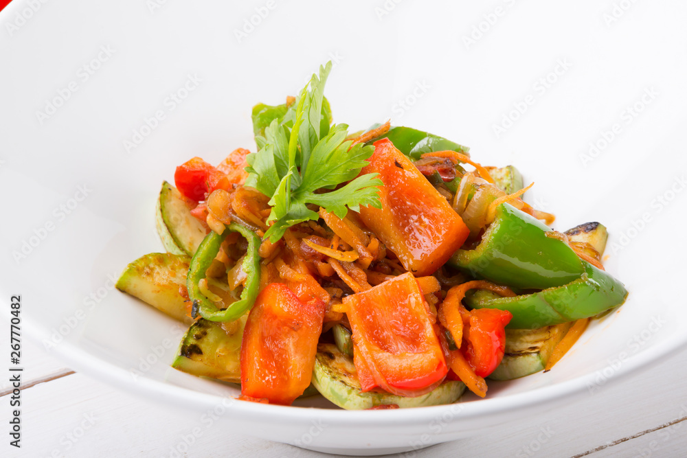 Mixed grilled vegetables salad Mixed grilled vegetables salad