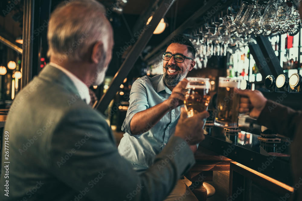 Obraz premium Celebrating work done