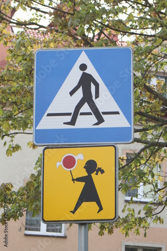 Wallpaper Mural Schild Fußgänger, Schild Kinder Torontodigital.ca