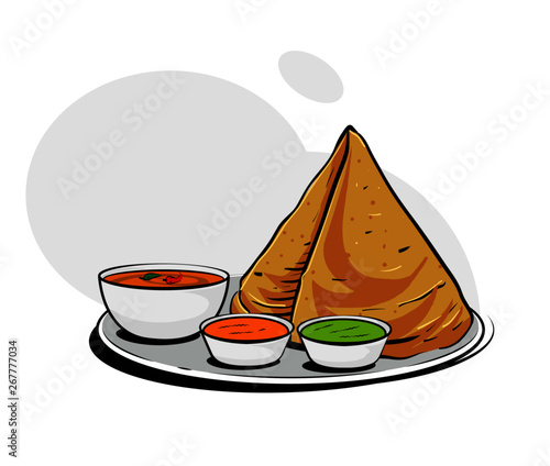 Dosa, South Indian favorite food
