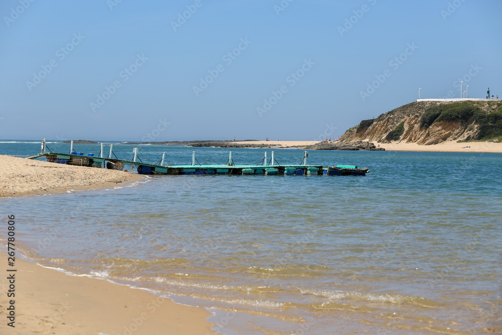 city and beach of Vila Nova De Milfontes city and beach of Vila Nova De Milfontes