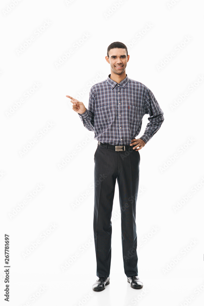 Full length portrait of a happy young man Full length portrait of a happy young man