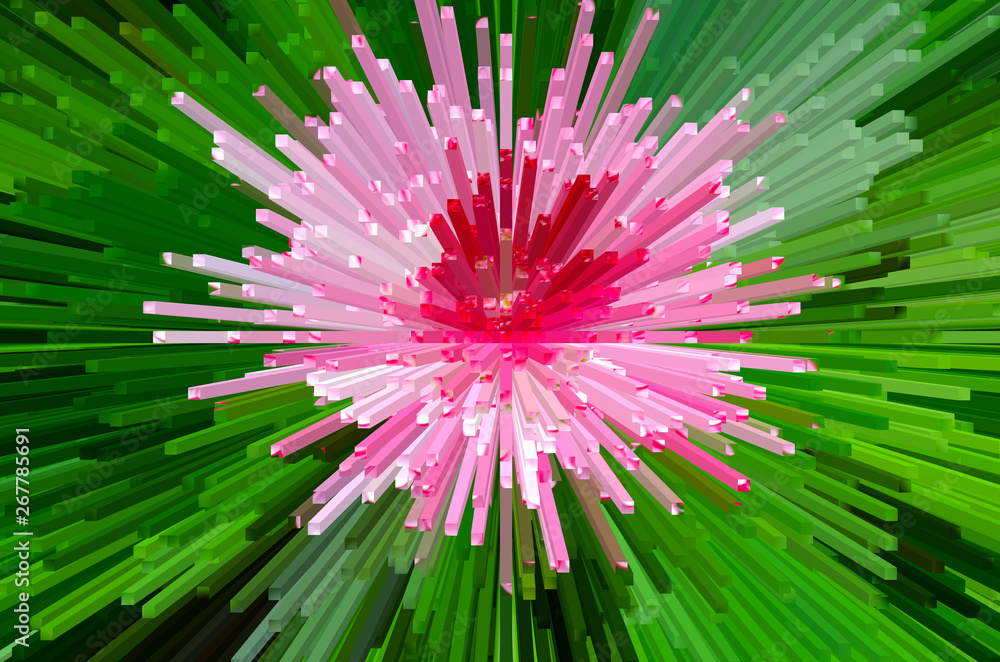 pink explosion with red middle pink explosion with red middle