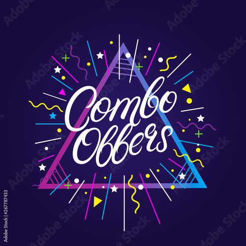 Combo offers hand written lettering.