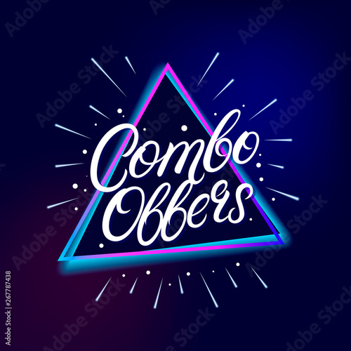 Combo offers hand written lettering.