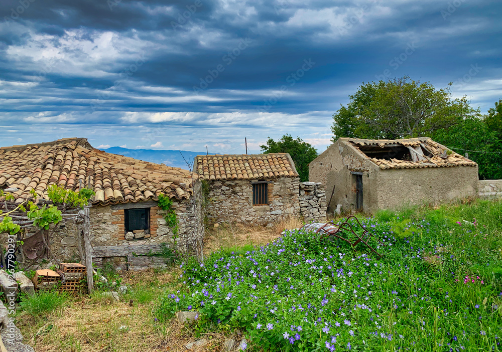 Campicello, a small abandoned village on the hills of Reggio Calabria. Campicello, a small abandoned village on the hills of Reggio Calabria.