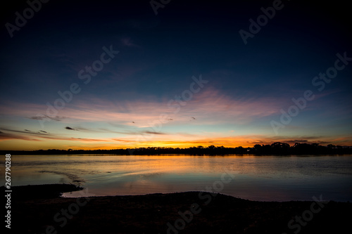 sunset on beach