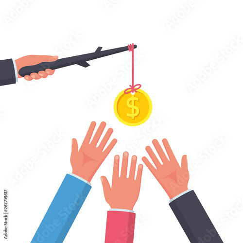 Incentive concept. Business metaphor.