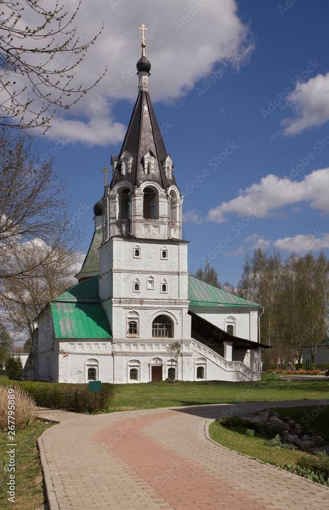 Church of Intercession at Holy Dormition convent (Alexandrov kremlin) in Alexandrov town. Russia