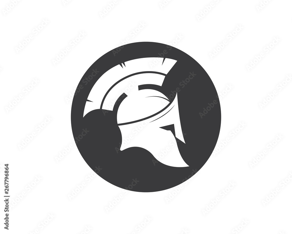 spartan helmet logo icon vector illustration design spartan helmet logo icon vector illustration design
