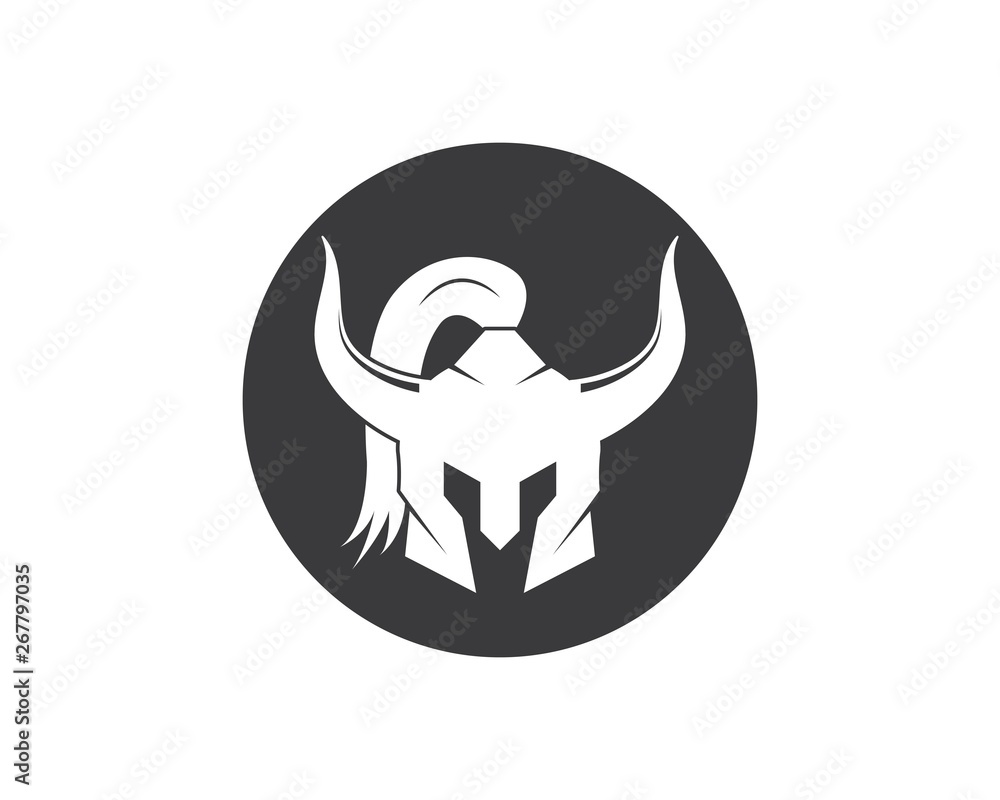 spartan helmet logo icon vector illustration design spartan helmet logo icon vector illustration design