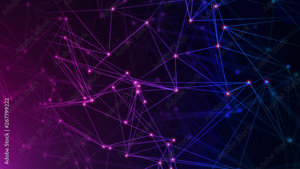Network with nodes connected background. Technology concept Network with nodes connected background. Technology concept